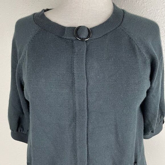NWT Larry Levine Black Cardigan Sweater Size S - Picture 2 of 9